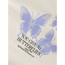 NAME IT Bluse Vix Pumice Stone Dot Butterflies